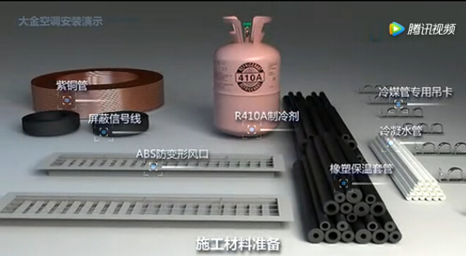 大金中央空調安裝配件